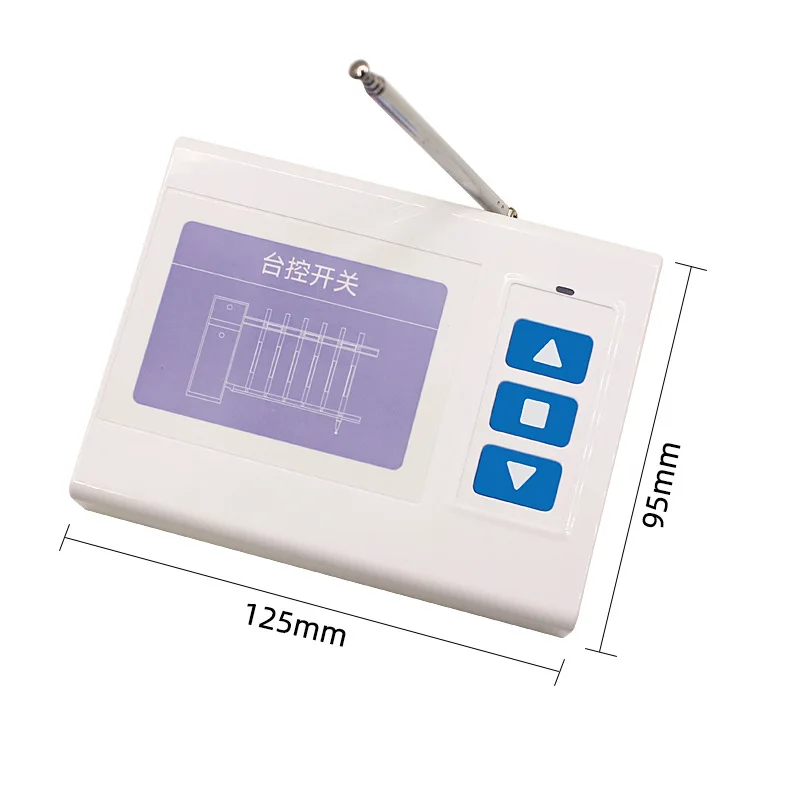 Interruttore a pulsante manuale a barriera Stop Jog Cancello scorrevole controllato a filo Interruttore manuale da tavolo wireless Interruttore di ripristino automatico