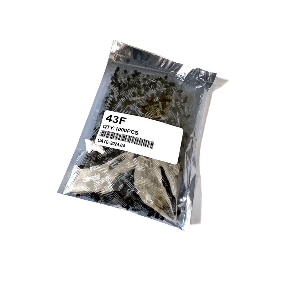 100pcs/Lot 43F SS443F SS43F DH43F YS43F  TO-92S For Hall sensor Straight plug TO92S