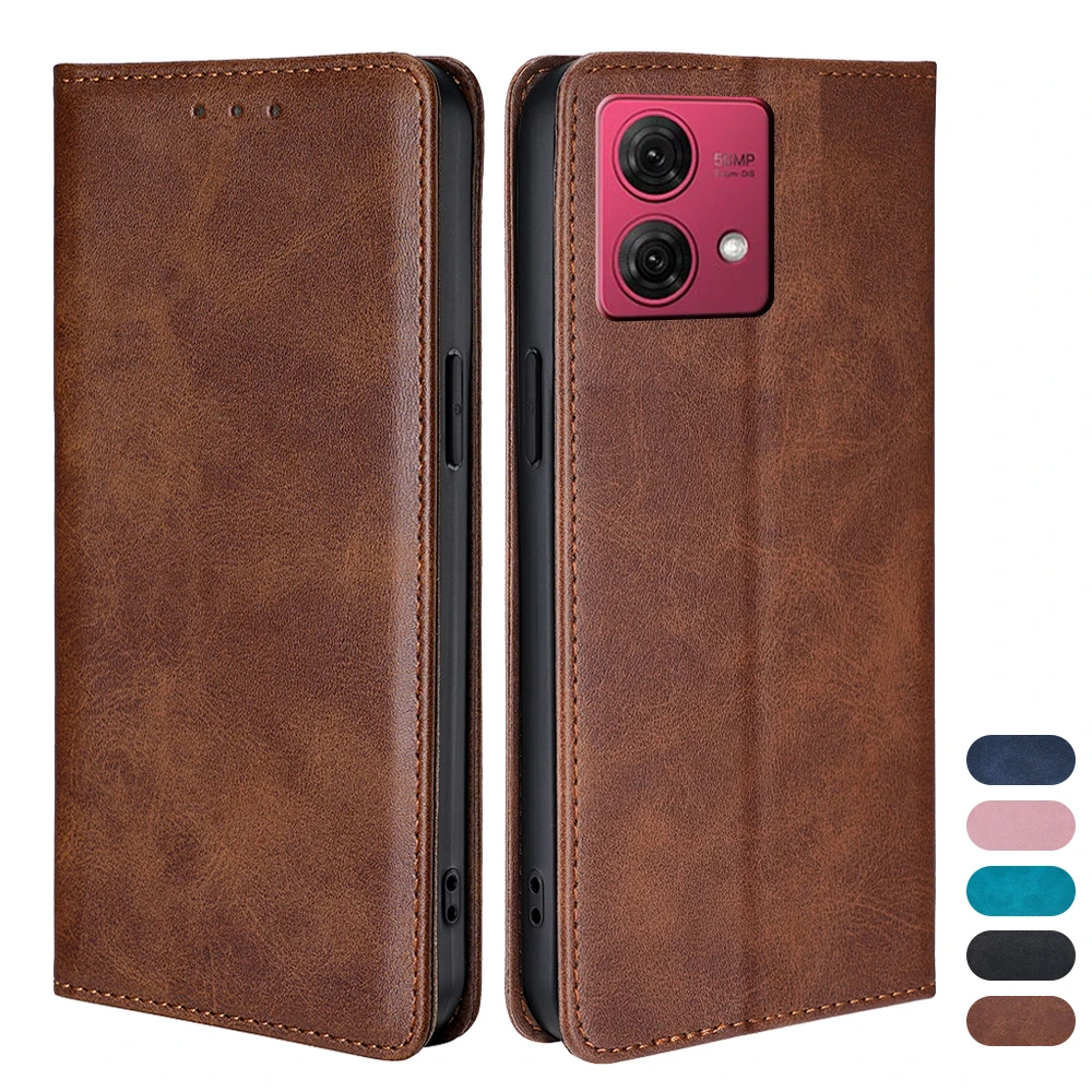 Leather Wallet Mobile Phone Case for Motorola G84 G54 G14 G100 G73 G53J G53Y G53 G23 G13 G72 G62 G52J Flip Case with Cover Stand