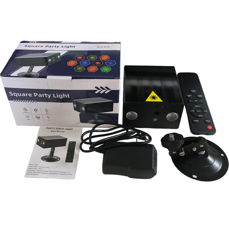 

2025 Projector Stage Lamp Control Rotating Red Blue Green Stage Light Mini Remote Control Suitable for Bar KTV Stage Lamp Show