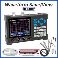 ZEEWEII DSO3D12 3-In-1 Signal Generator, 120M Bandwidth Dual Channel Multimeter, 3.2-Inch Benchtop Digital Oscilloscope