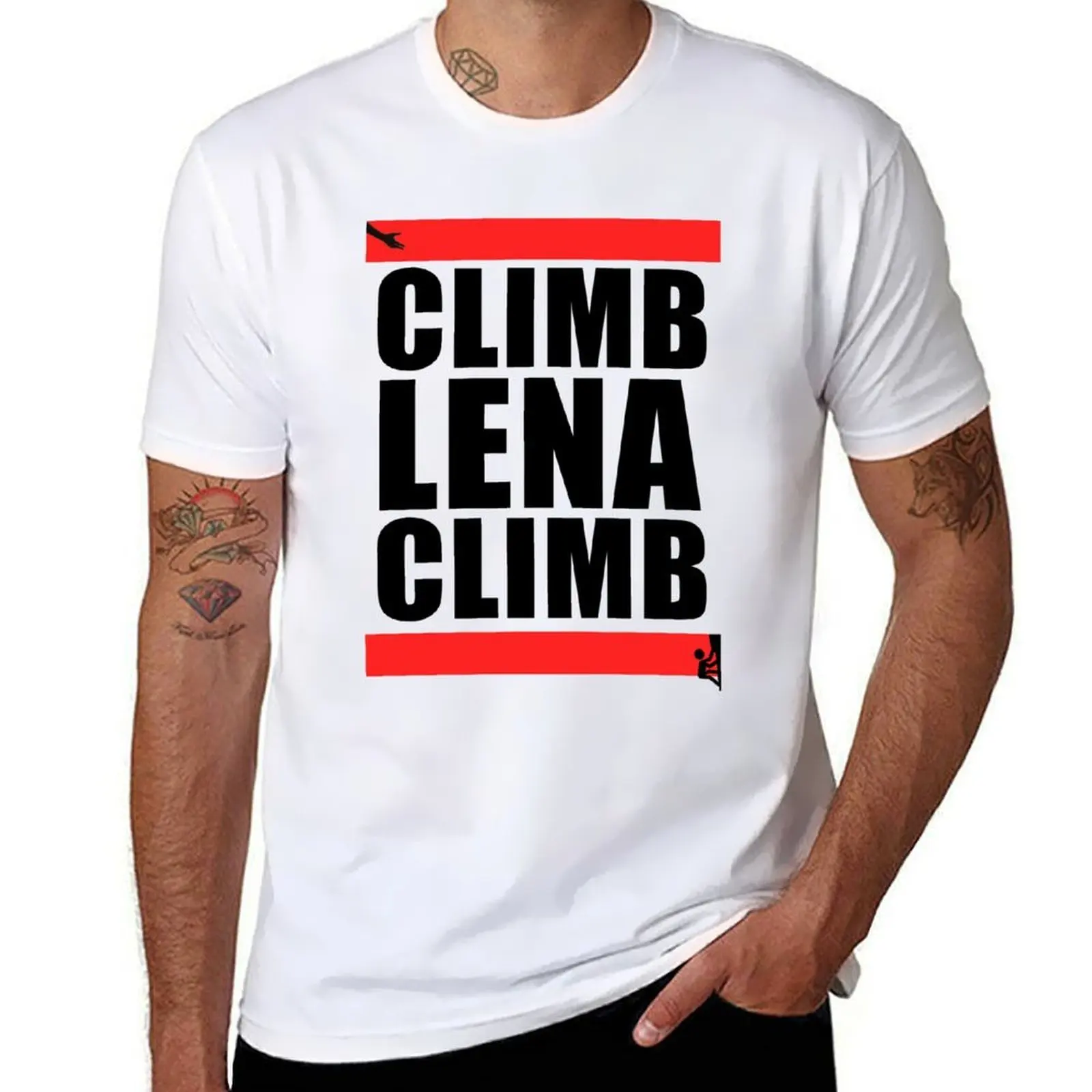 

Climb, Lena, Climb - Supercorp T-Shirt t shirt man designer man t shirt luxury T-Shirt