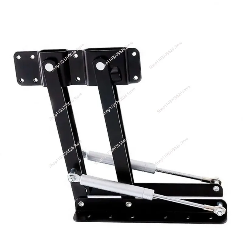 2pcs Folding spring tea table hinge furniture lifting roof mechanism hardware lifting frame coffee computer table frame