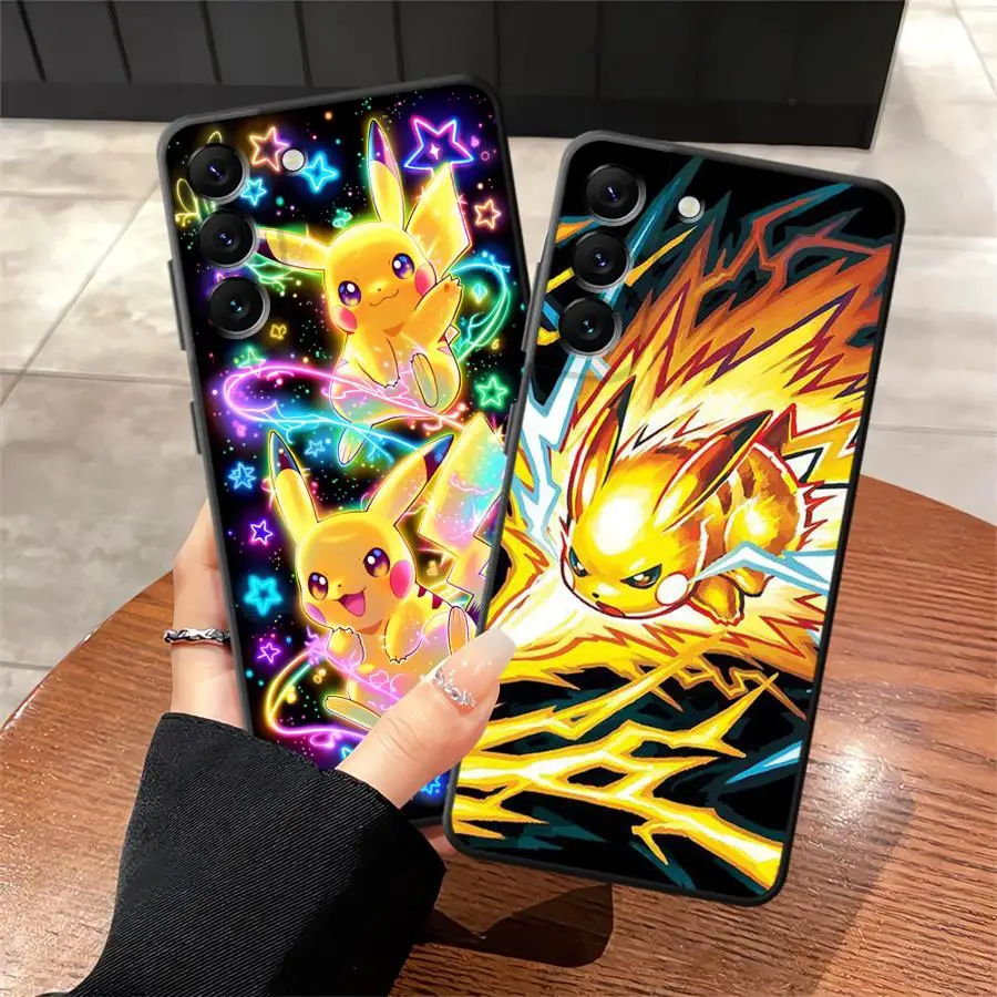 Funda bonita para teléfono Pokemon Pikachu, Funda para Samsung Galaxy A05 A15 A70 A04 A06 A13 A20 A50 A17 A16 A40 A12
