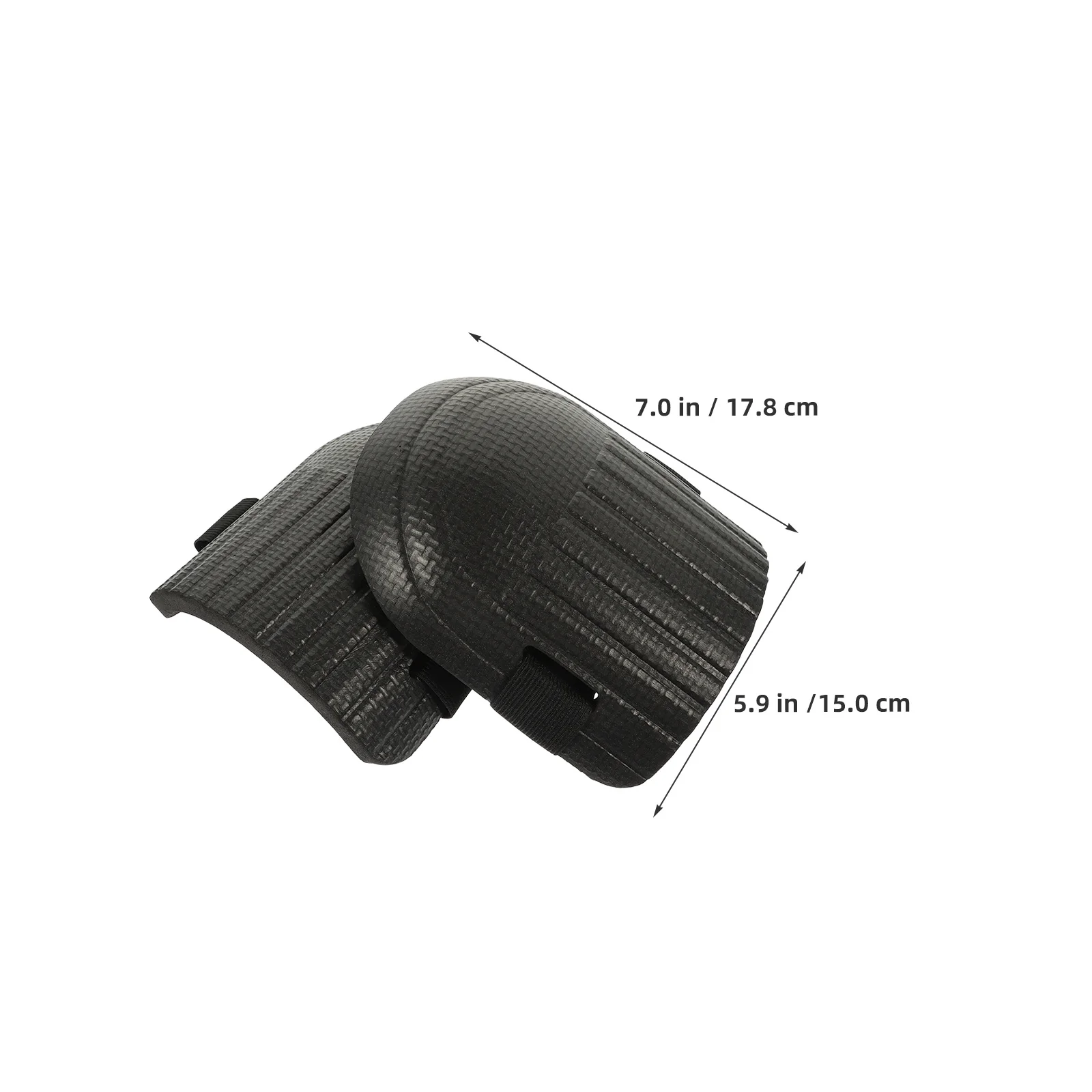 قطعتان من وسادات الركبة للعمل: حشوة إسفنجية سميكة مقاومة للاهتراء مع أشرطة قابلة للتعديل لإصلاح سقف البناء #5