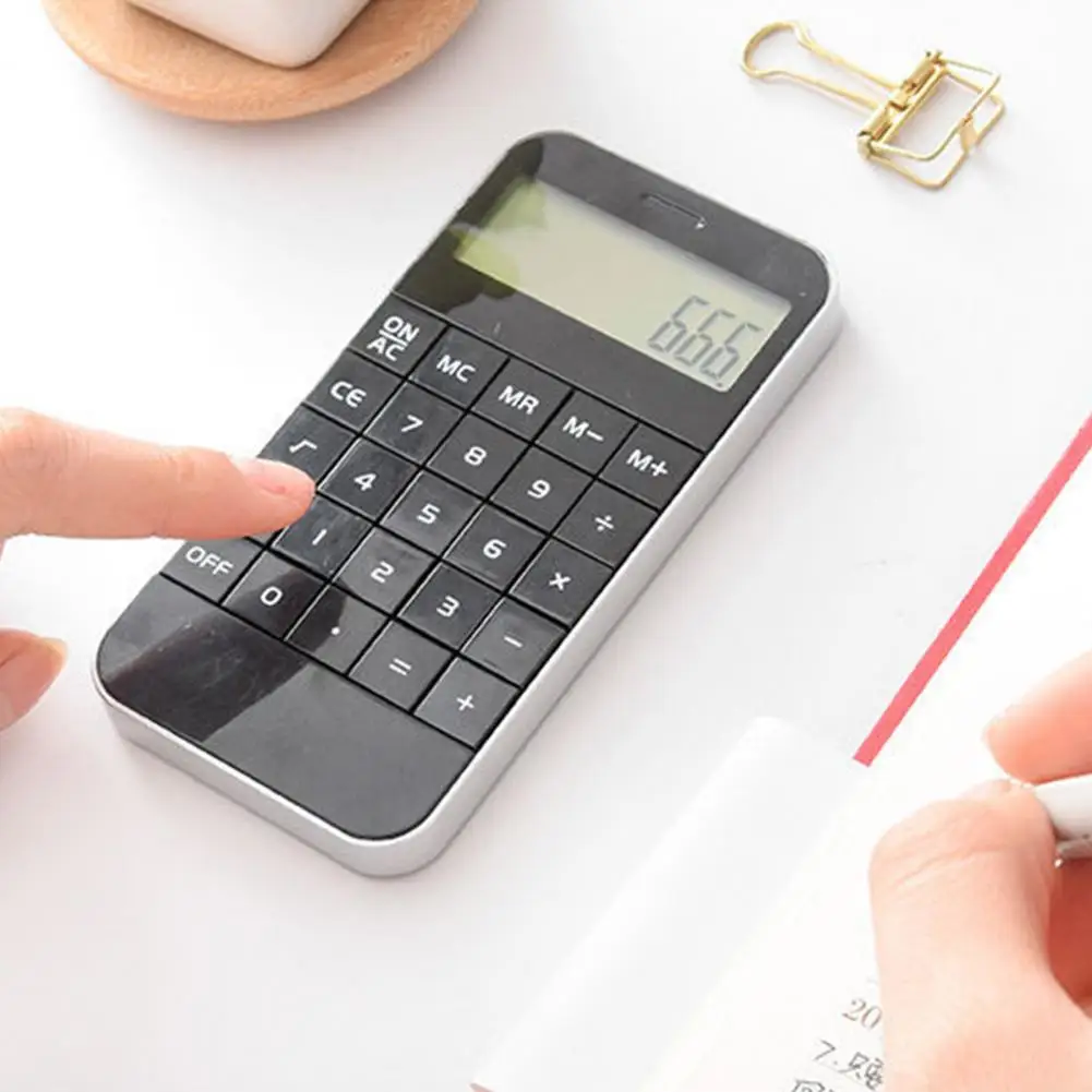 Mini Calculator Precision Universal Battery Powered Accounting Tools Portable Mini Pocket Electronic Digit Calculator for Office