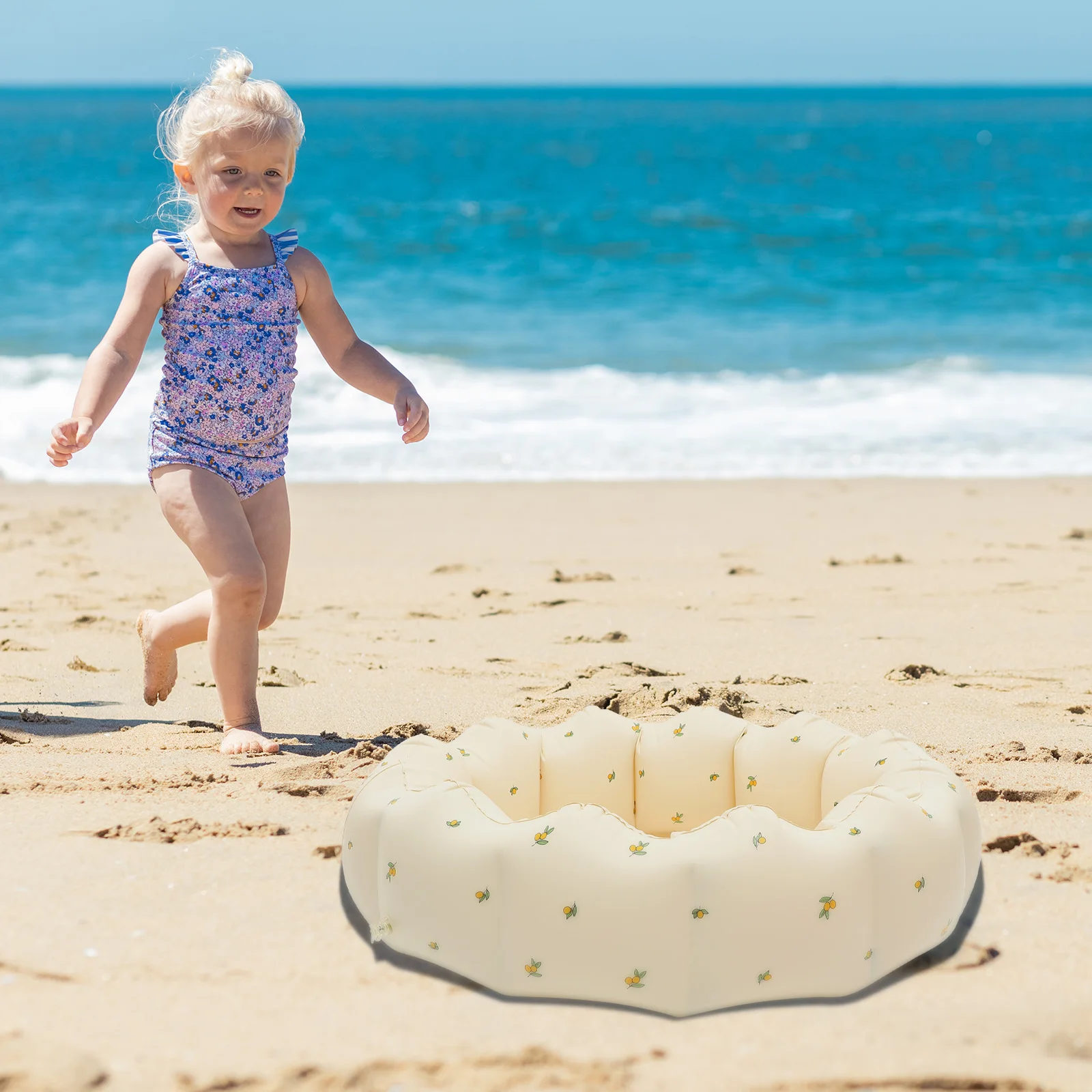 

Inflatable Pool Funny Toy Toddler Supply Petal Portable Wear-resistant Pvc Plastic Swimming Household Pools Foldable