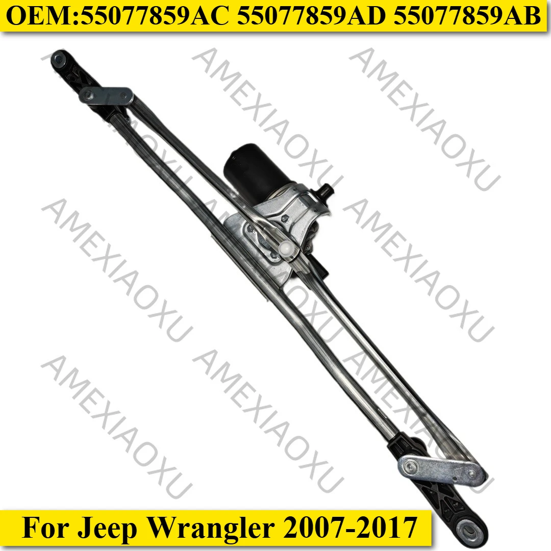 

55077859AC 55077859AD 55077859AB Left Hand Drive Front Windshield Wiper Motor and Linkage Assembly for Jeep Wrangler 2007-2017