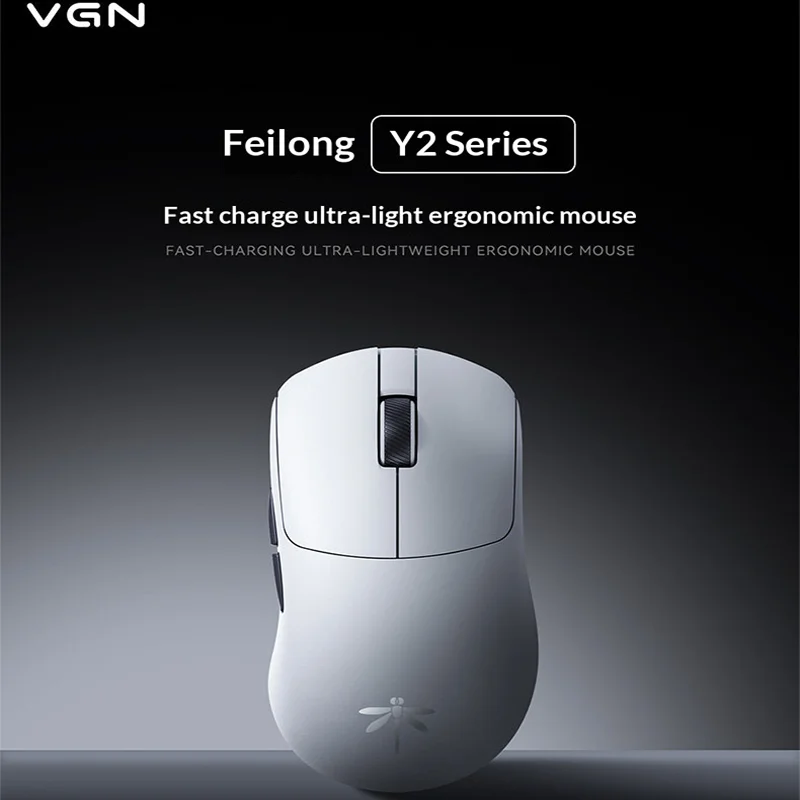 

VGN Gaming Mouse Ultra Lightweight Tri Mode Bluetooth Wireless Ergonomic 500mAh V-Charge Flash Charge For Valorant Esports Gamer