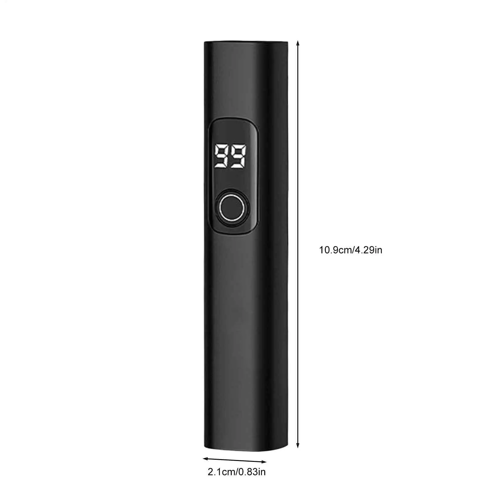 Mini UV Light For Gel Nails USB Rechargeable Fingernail Lamp Digital Display LED Nail Light With 2 Timing Modes For Manicure