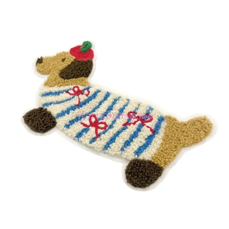 

N5KF аппликации для таксы, нашивки для собак, повязка на голову ручной работы, ремесленный проект, заколка для волос, сумка, для