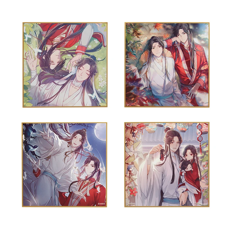 Tian Guan Ci Fu Official Original Hua Cheng Xie Lian Irogami Colored Paper shikishi official thoughtful cosplay