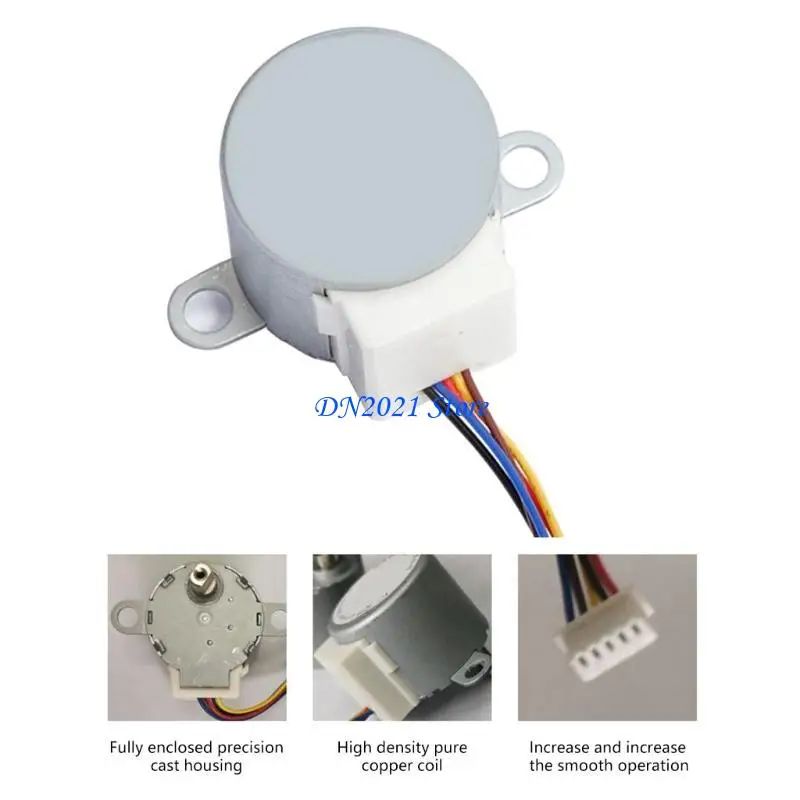 

F3KE 24BYJ48 3,7 В Редукционный шаговый двигатель Шаговый подметальный двигатель для подвесных машин для кондиционеров