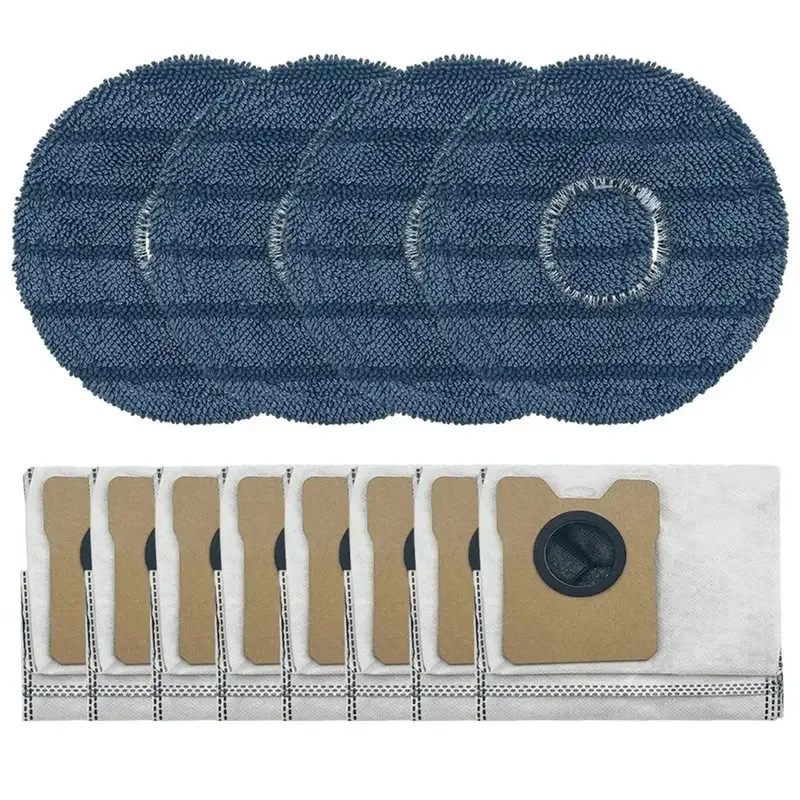 A67Z For Eufy For Omni C20 Replacement Mop Cloth And Dust Bags Robot Vacuum Cleaner Kit Household Cleaning Appliances view 2