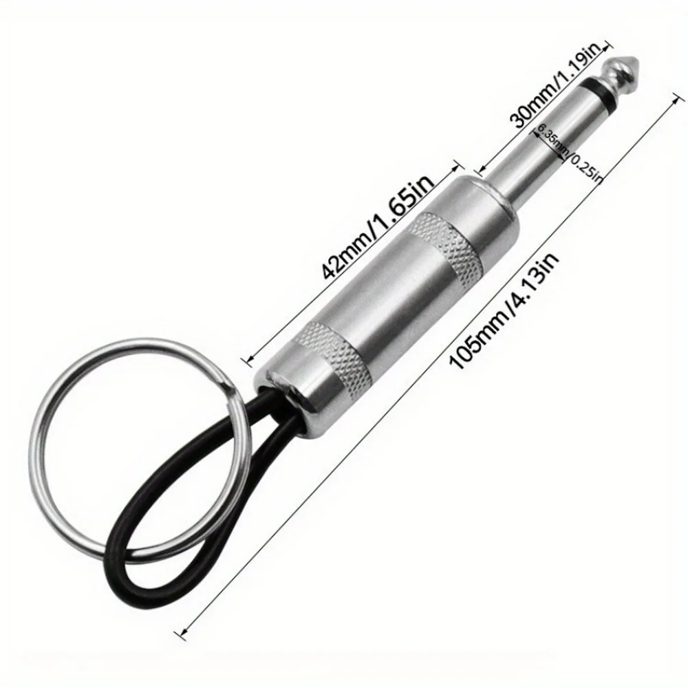 4pcs Wall-mounted Keychain For Men, Guitar Plug Keychain, Vintage Home Decor Gift For Men