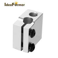 1 pcs Volcano Hotend Eruption Heater Block For E3d Volcano Hotend V5 V6 J head Heater Block 3D Printer Accessories