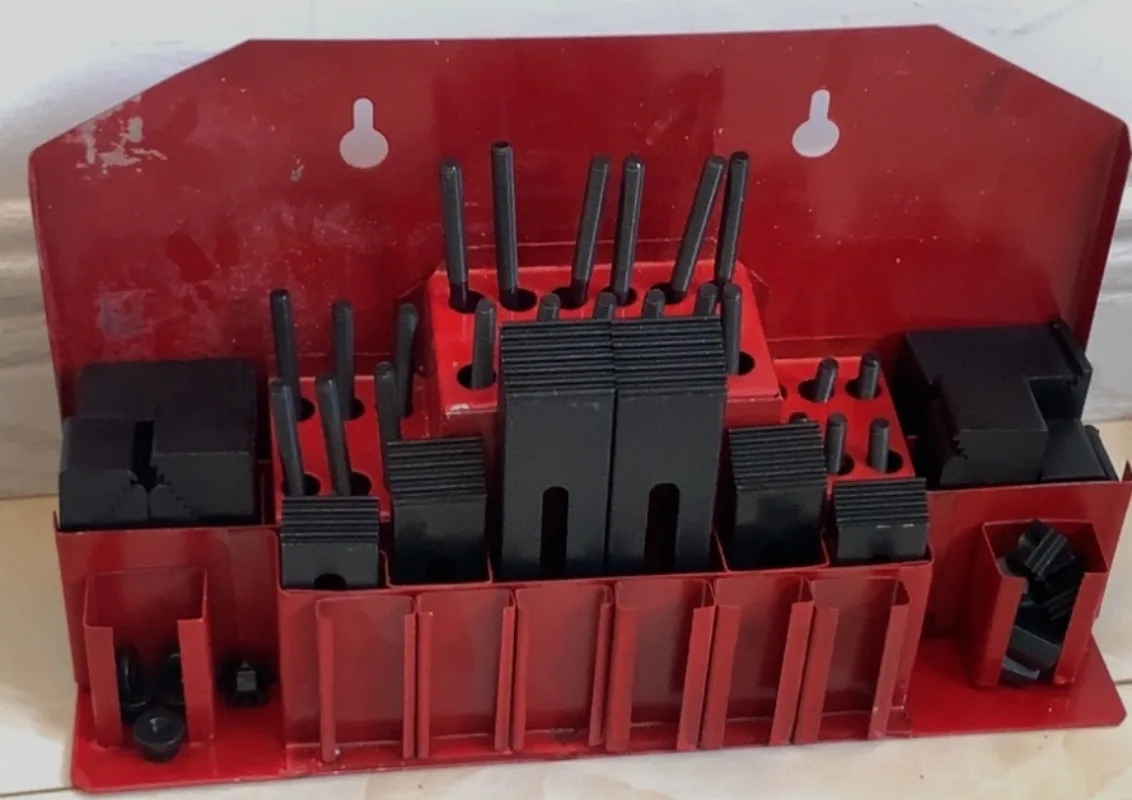 For 58Pcs Milling Machine Clamp Kit M8-M24, Universal Mold Press Plate Fixture Combination Set