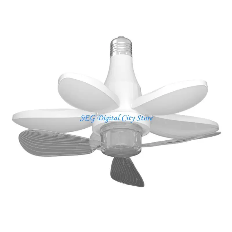 

U75B Ceiling Fan With Integrated LED Light For Bedrooms Enhancing Office Comfortable
