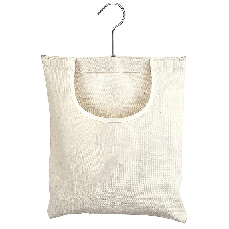 Canvas Clothespin Storage Bag Clothespin Holder Bag Washable Hanging Laundry Clothes Pin Organizer