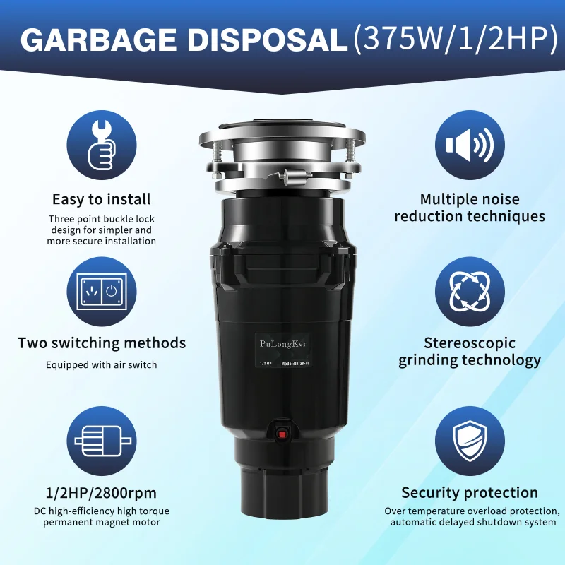 Commercial Kitchen Garbage Disposal - جهاز التخلص من النفايات، معالج مخلفات