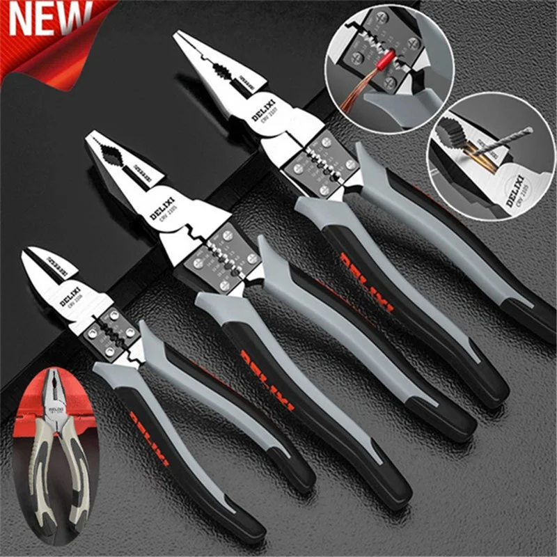 1PC 6/7/9 Inch Hardware Tools Multifunctional Durable Wire Pliers Diagonal Pliers Cut Wire Pliers Pointed Pliers