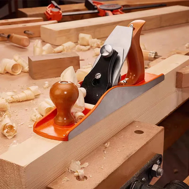 Handmade Carpenter's Iron , European Style No. 5 , Hand Pushed Edge Trimming Metal Planer