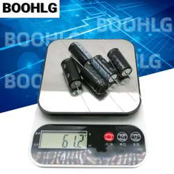 5PCS original NIC horizontal axial polarized aluminum electrolytic capacitor 63v 2200uf 18X40mm