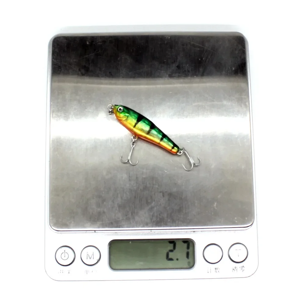 AOCLU-Hartköder, Bleistift-Wobbler-Köder, sinkender kleiner Stab, schwimmend wie verletzter, sterbender Fisch, VMC-Haken, solider Körper, 38 mm, 2,8 g – Detail 4