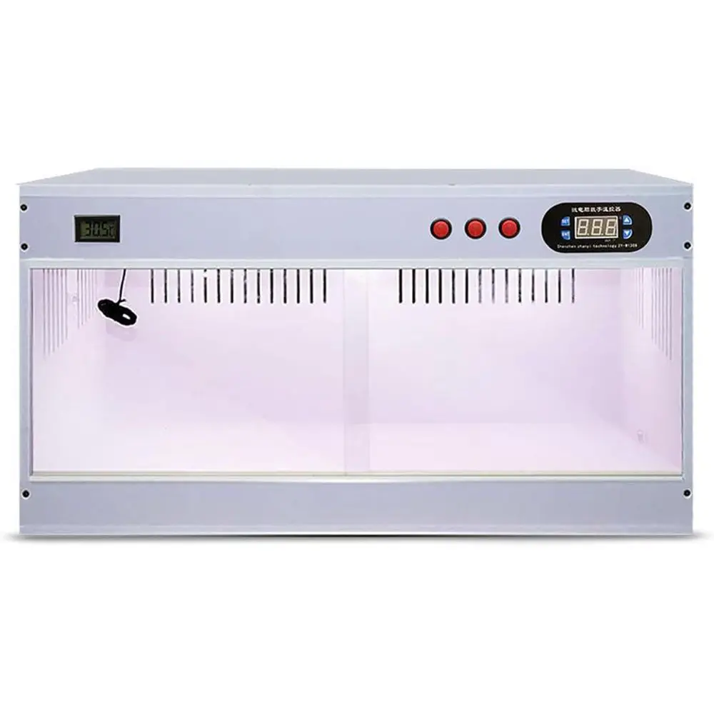 

Большой ПВХ-террариум 100 см с 3 лампами и интеллектуальным контролем температуры для гекконов, ящериц и змей