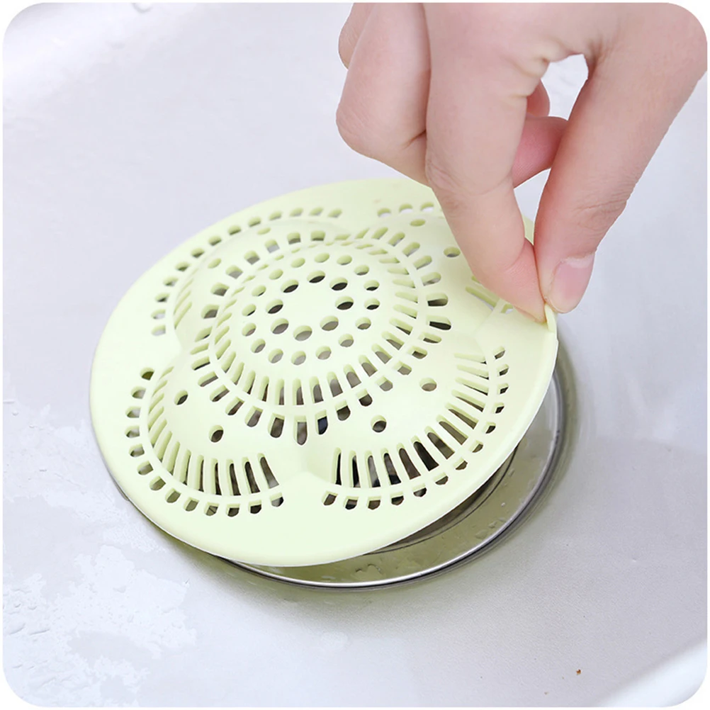

Floor Drain Cover Anti-Clogging Sewer Colanders Kitchen Sink Filter Earth Tones Supplies