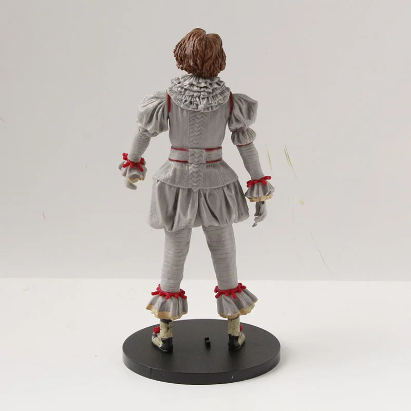 NECA It 19 سنتيمتر Pennywise الشكل فيلم مخيف محيط الرأس واليد للتبادل دمية سطح المكتب زخرفة نموذج اللعب #5