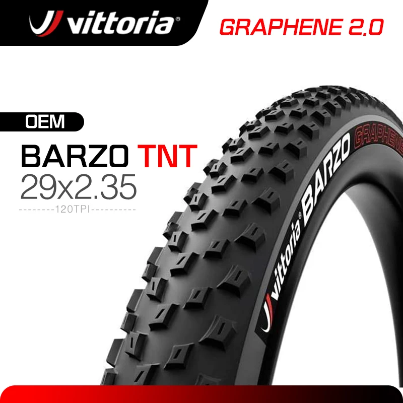 VITTORIA BARZO  29 MTB inches  Tubeless Tire TNT 4C Graphene 29.5×3.35  Anti Puncture Mountain Bike Foldable OE Tires