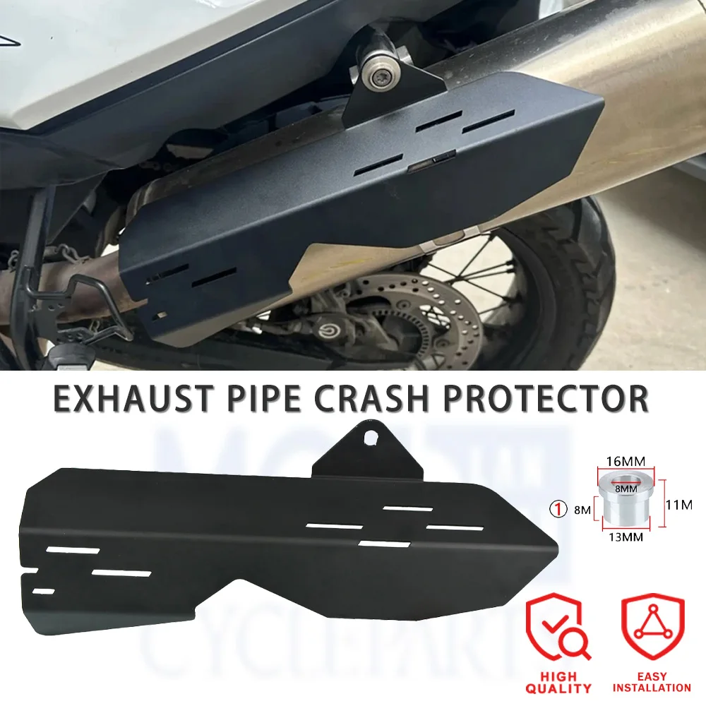 

Motorcycle For BMW F800 GS F 800 GS 2009-2016 Exhaust Pipe crash Protector Heat Shield Cover Guard Anti-scalding Cover F800GS