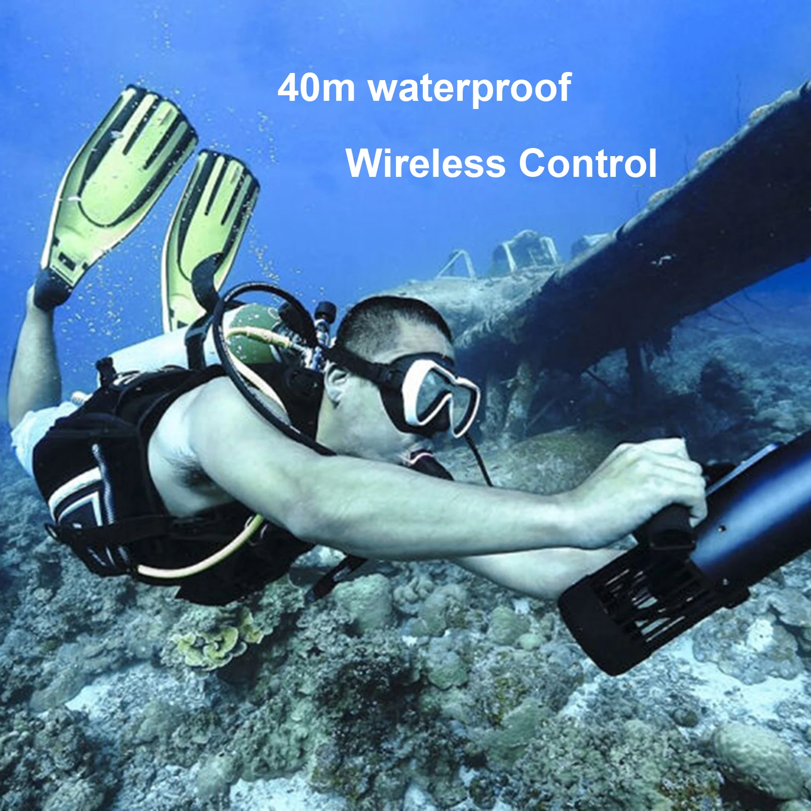 Professional Electric Underwater Scooter Water Thruster Submarine Propeller Outdoor Diving Equipment