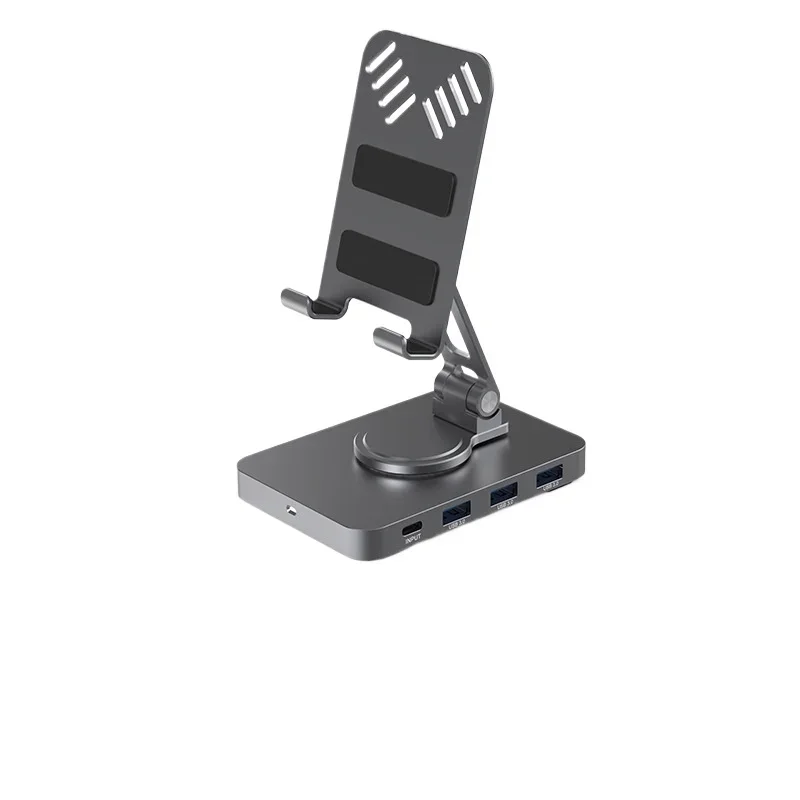 

Mobile phone tablet rotating bracket docking station type-c docking station 4k60hz gigabit network port usb3.2