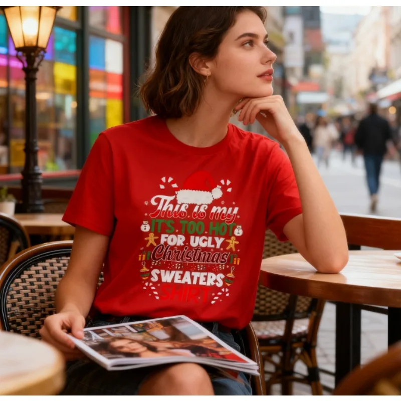 تي شيرت This is My It's Too Hot لسترات عيد الميلاد القبيحة #1