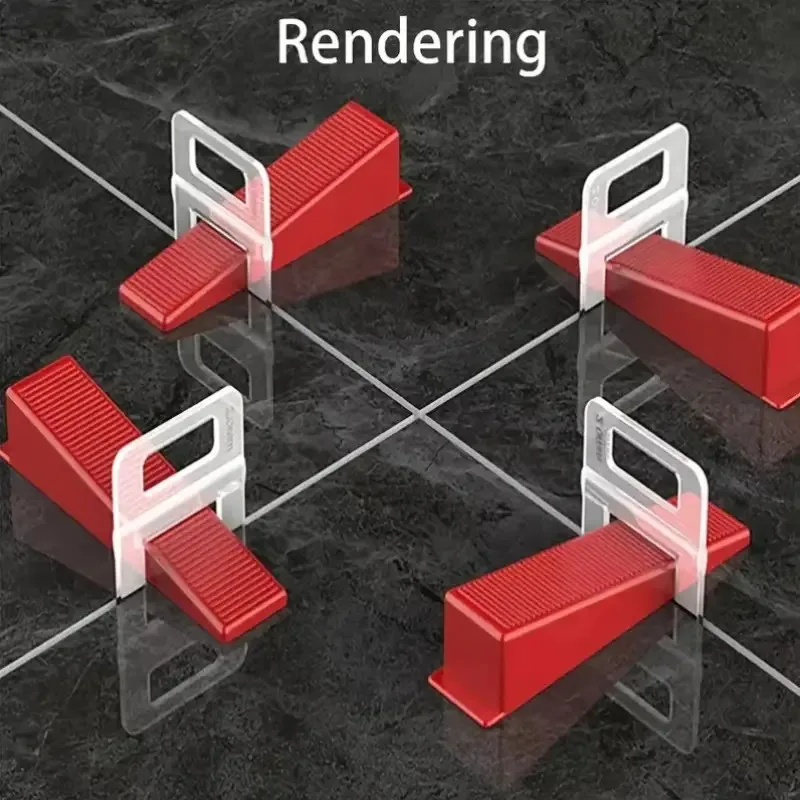 100 Stück 1–3 mm Fliesenabstandshalter, DIY-Fliesennivellierer und Abstandshalter für professionelle Fliesen- und Steininstallationen