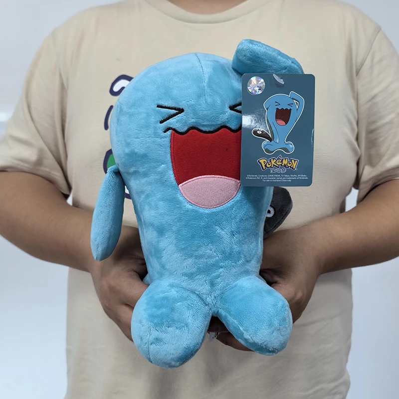 

Pokemon Kawaii 25 см Wobbuffet мягкие игрушки мультфильм и милая плюшевая кукла подушка подарок на день рождения для детей друзей мальчиков