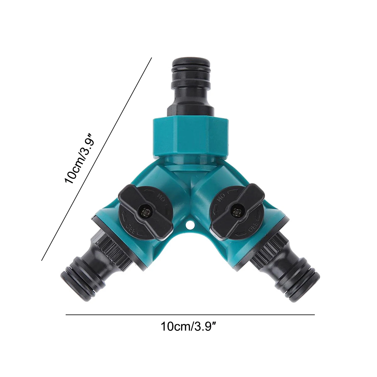 Useful Garden Tap Water Splitter Y Shape Hose Splitter Out Water Distribution Valve Female Thread Garden Water Pipe Connector