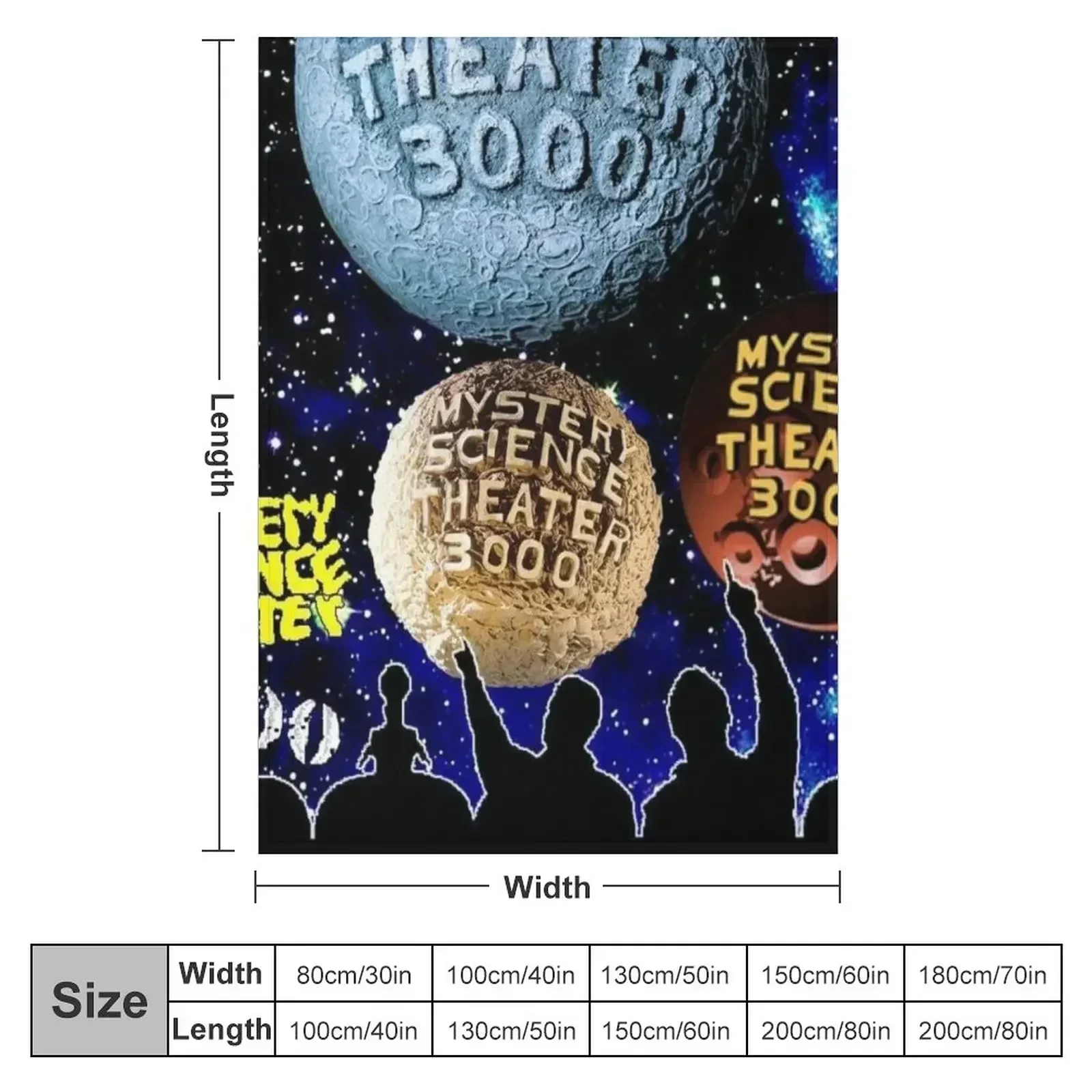 MST3K - Mystery Science Theater 3000 Logo Throw Blanket Luxury Throw Baby Decorative Sofa Camping Thins sofa bed Blankets