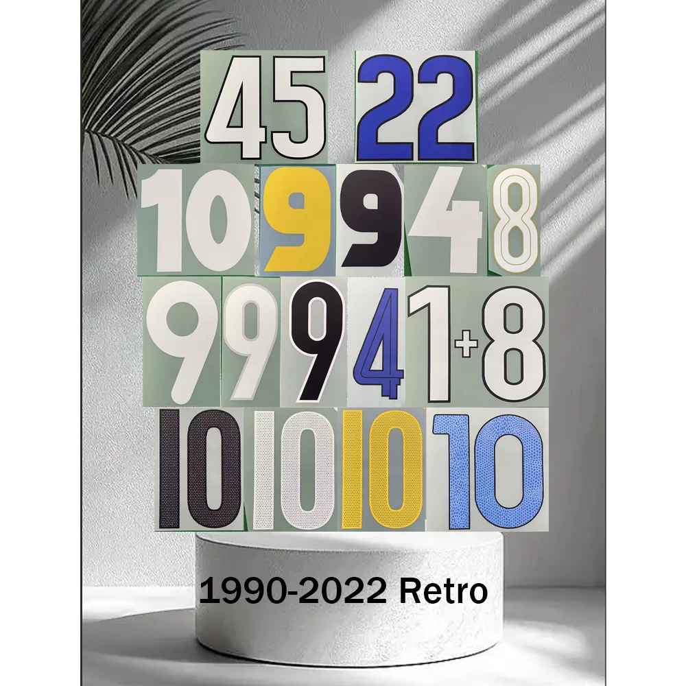 1990-2022 abcINTERr Juego de nombres retro con impresión, conjuntos de nombres de local y visitante 1998/99, calidad AAAA superior, retro