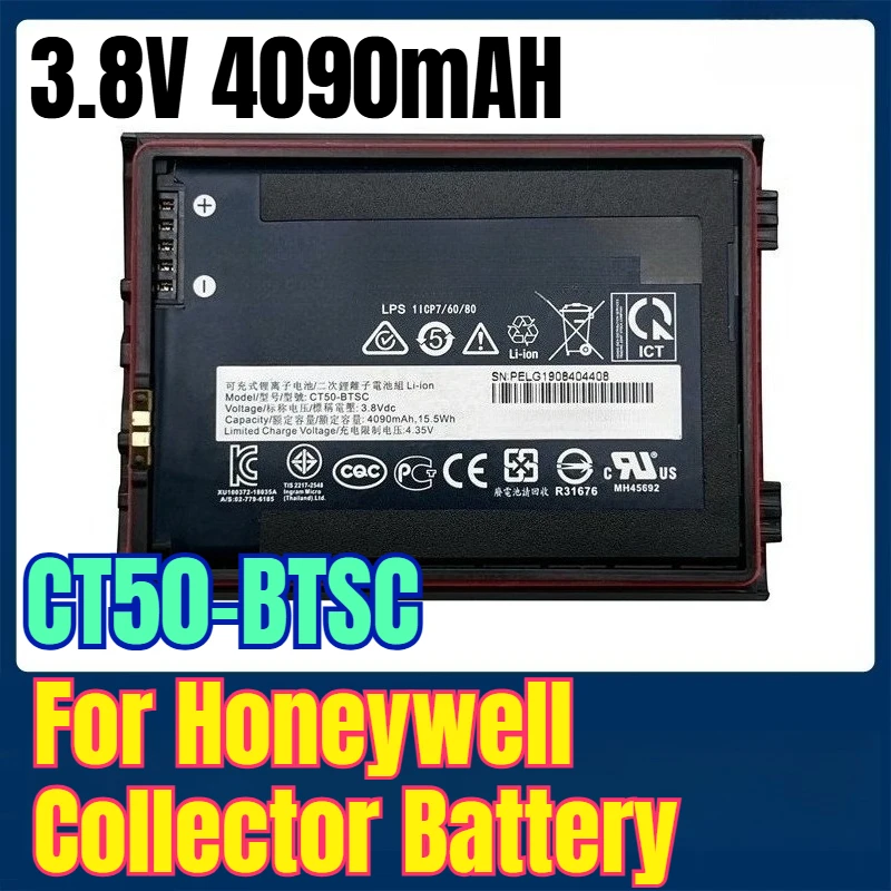 

3.8V 4090mAH CT50-BTSC for Honeywell Collector Battery
