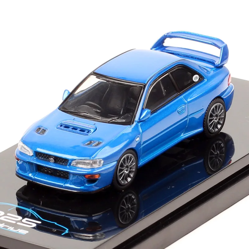 Hobby Japan 1/64 Schaal Prodrive P25 Productie 2023 Subaru Impreza 22B Diecast Automodel Speelgoedvoertuigen HJ64 Acryl Box Miniatuur