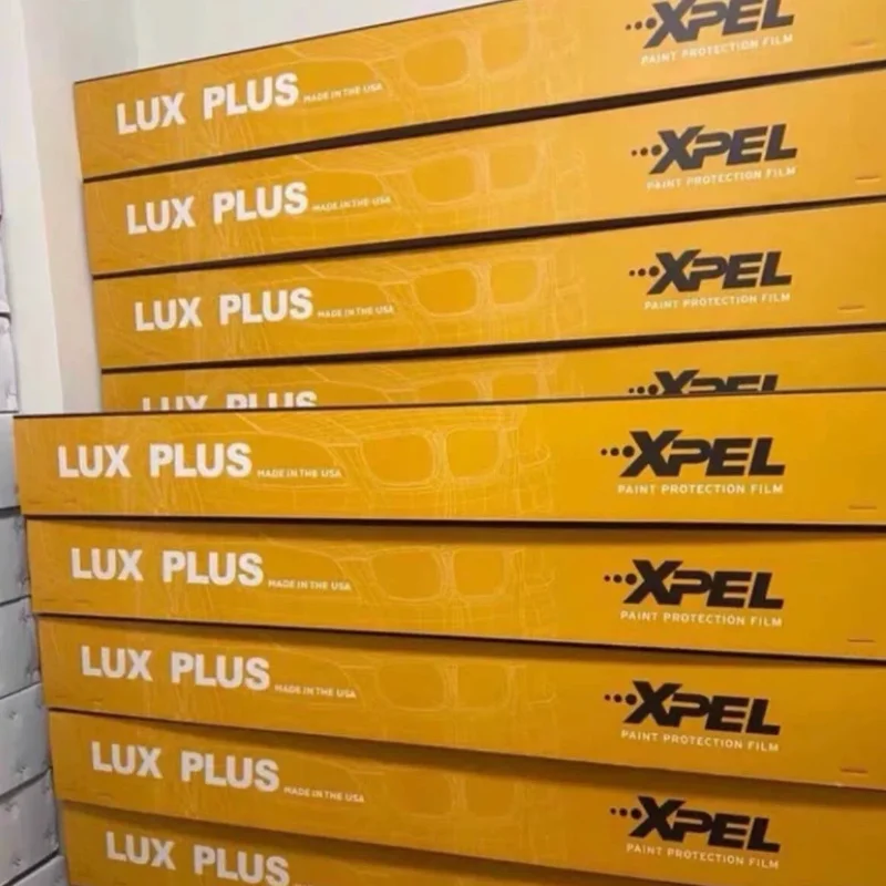 

XPEL 7,5 мил ТПУ PPF Защитная пленка для краски Глянцевая прозрачность 10X Самовосстанавливающаяся гидрофобная антиэластичная керамика