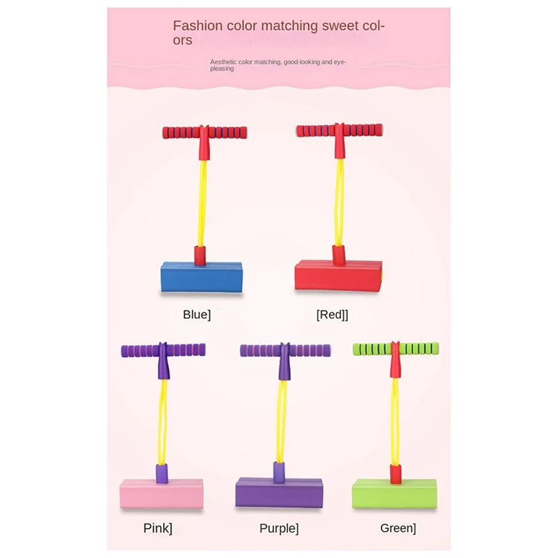 Kinder Springstok Speelgoed Binnen En Buiten Sport Spel Balans Training Schuim Springveer Machine Vakantie Cadeau