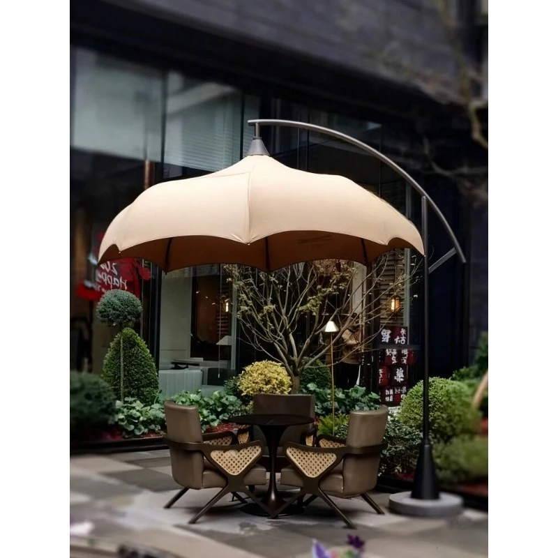 Outdoor Courtyard Cafe Sales Department Garden Landscape Outdoor Parasol