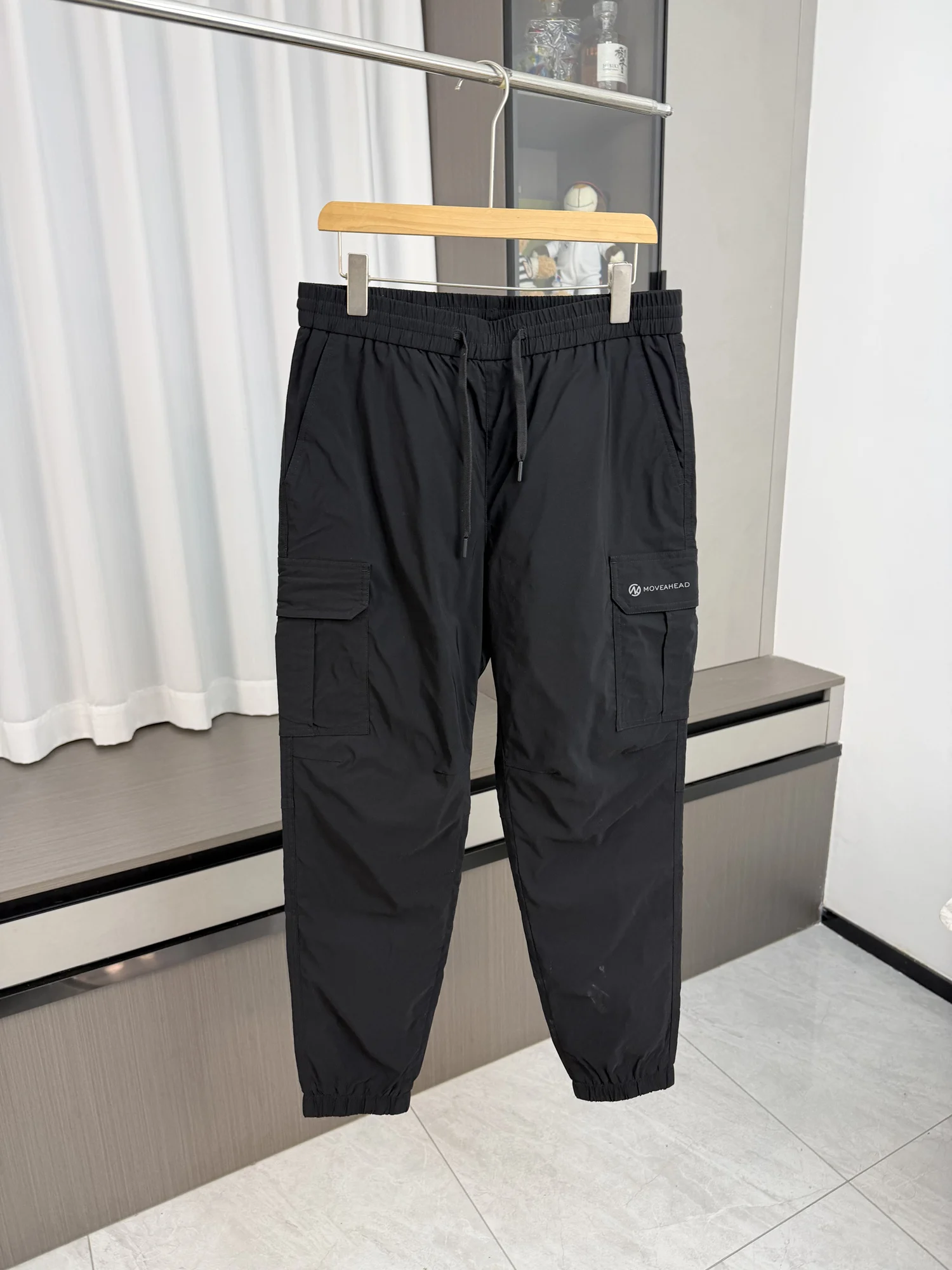 

Мужские зимние брюки на пуху, теплые брюки с эластичной резинкой на талии, модные повседневные длинные прямые брюки, молодежные морозостойкие брюки