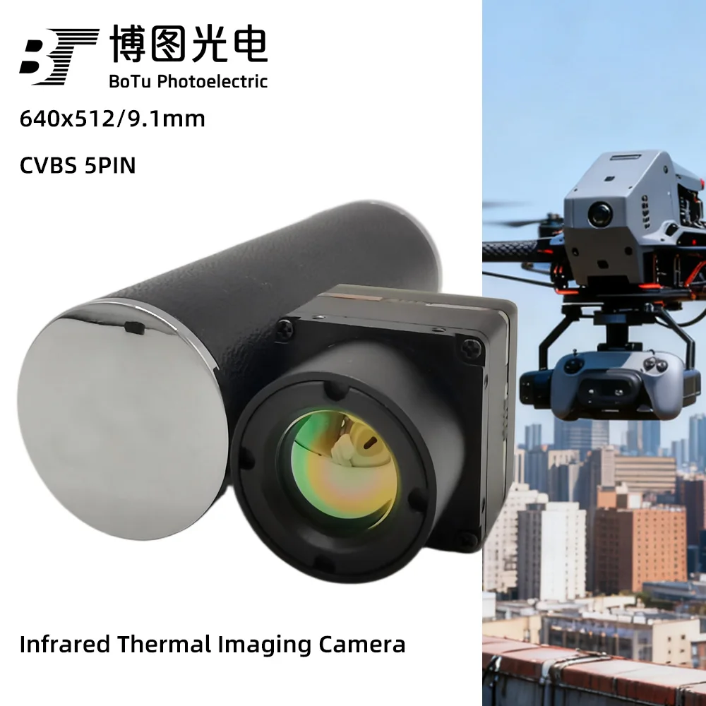ABS 640 FPV Drone Thermal Imaging Camera With Uncooled VOx Sensor 9.1mm Lens 50Hz CVBS Fast Delivery From Original Factory
