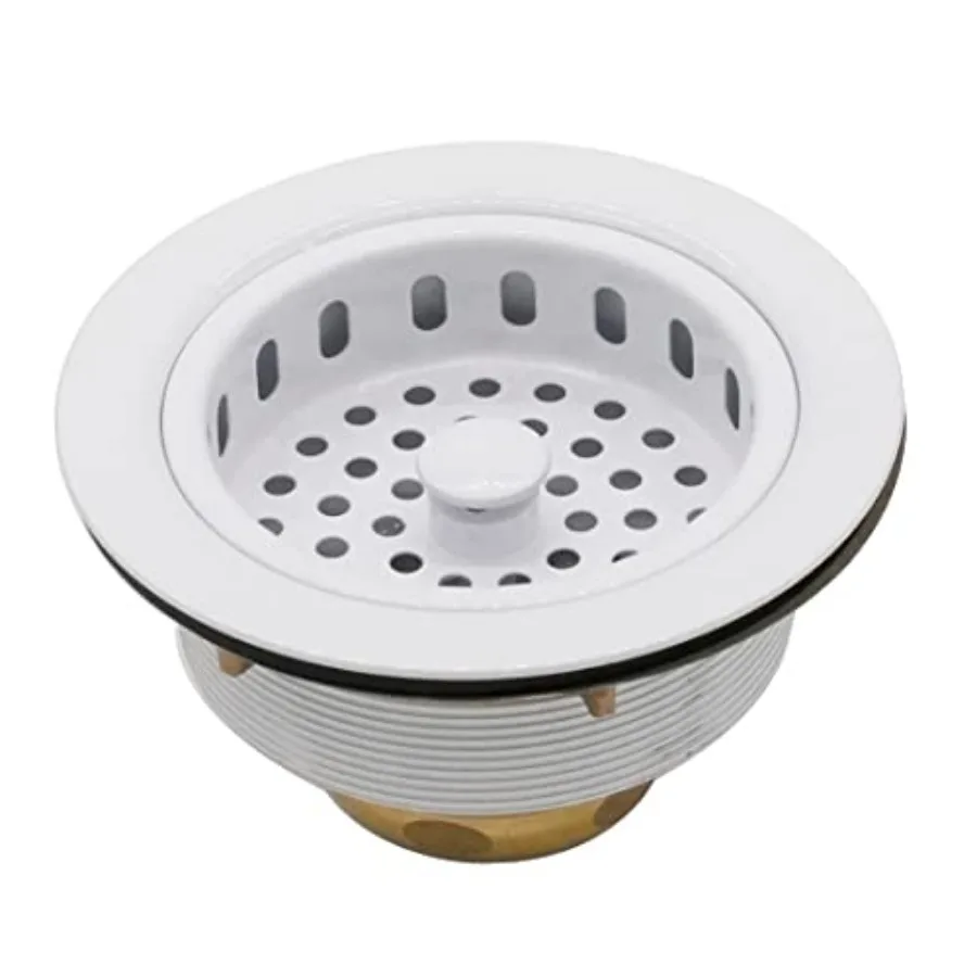 

D214-50 3-1/2" Post Style Large Kitchen Sink Basket Strainer