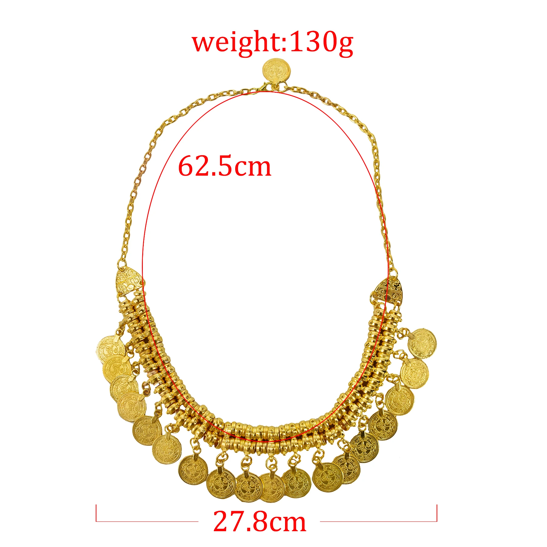 Indian Vintage Coin Tassel Statement Necklaces for Women Boho Metal Collar Choker Necklaces Ethnic Collier Indian Jewelry Gift